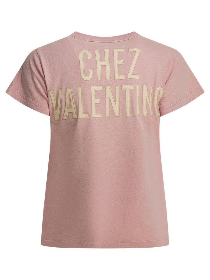 Valentino Panther Lady T-shirts - Pink | c562324b95aa46e1d34b94e46db3643b851ee9a6