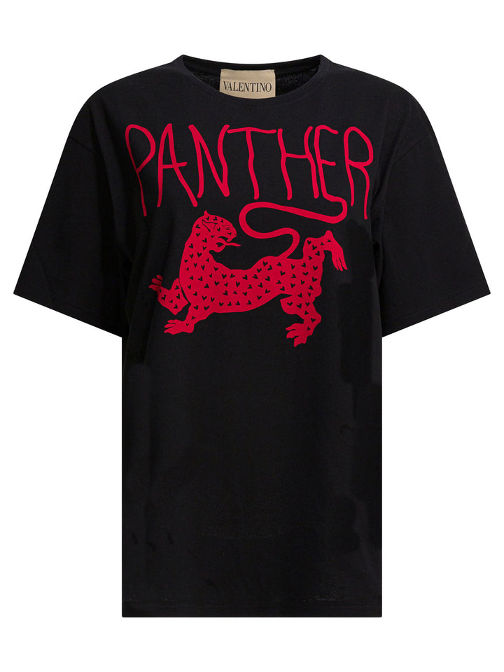 Valentino Panther T-shirts - Black | 81218455ac7cd97531cda6827b9f64253349fe0c