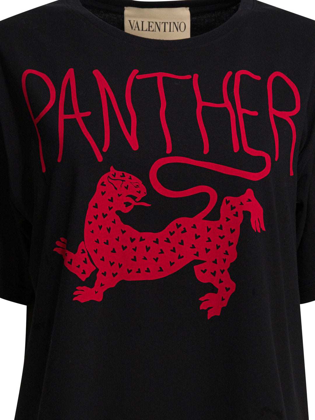 Valentino Panther T-shirts - Black | 01831c5623e9a16264e1e97bca2a8212595fb1c7