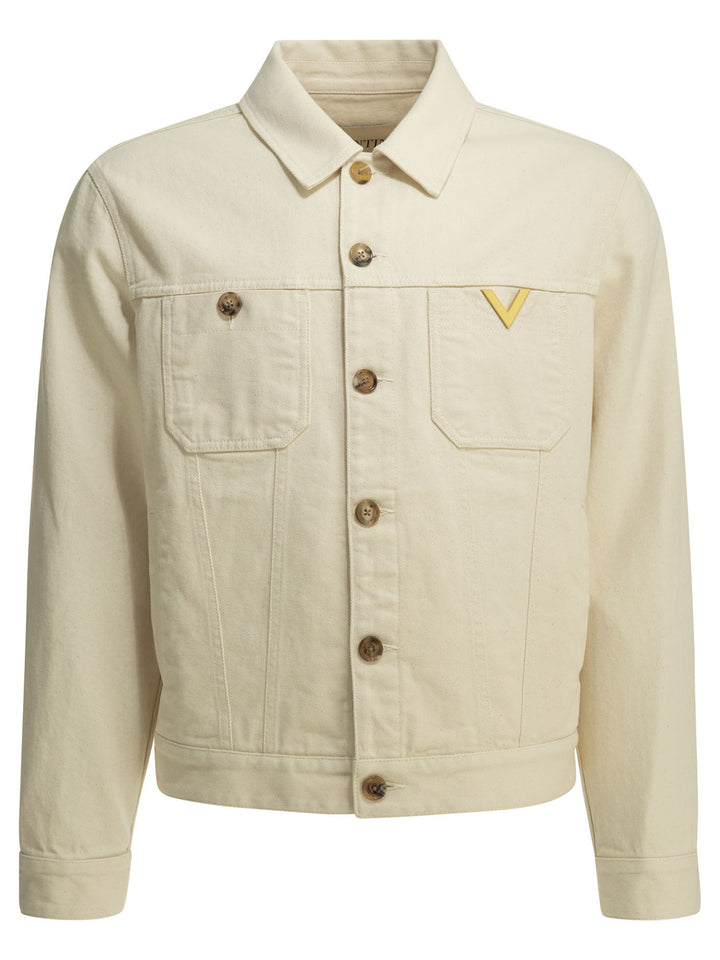 Valentino Genie Bull Reverse Jackets and Coats - White | 778fff7511ccd1f80f17f882d94ca81754b3e0e8