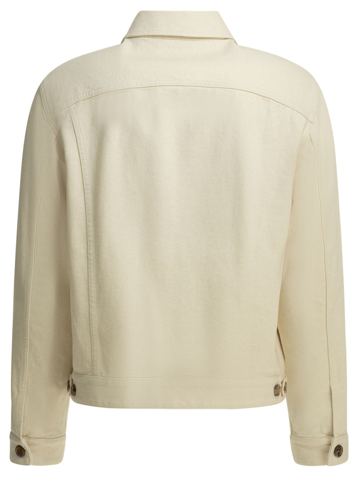 Valentino Genie Bull Reverse Jackets and Coats - White | b9ba9eef970938877fbd9aa758f68b7d80ffc6b7