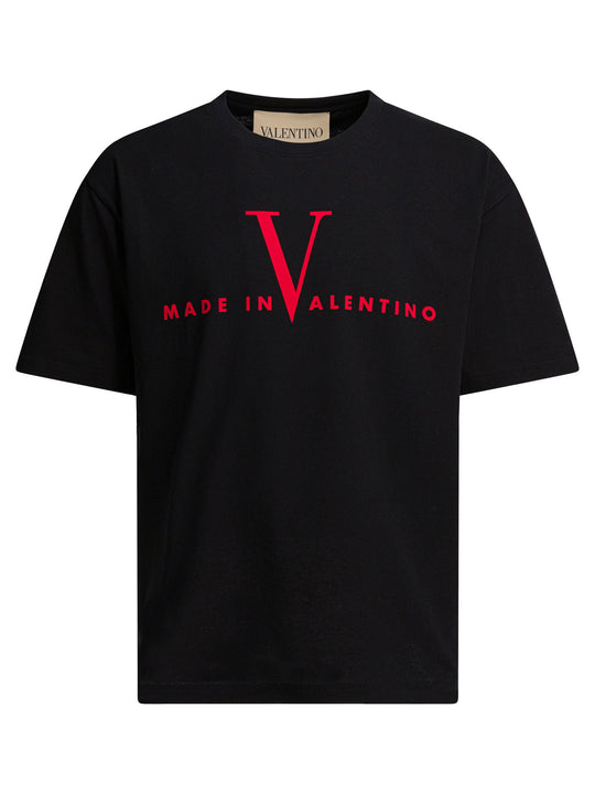 Made In Valentino T-Shirts Black