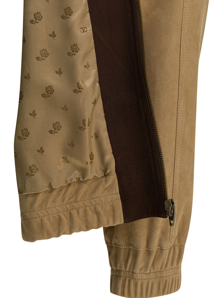 Valentino Leather Jacket Jackets and Coats - Beige | ca4d8a688c8e9d6ccaf43bfdf49543975a81372b