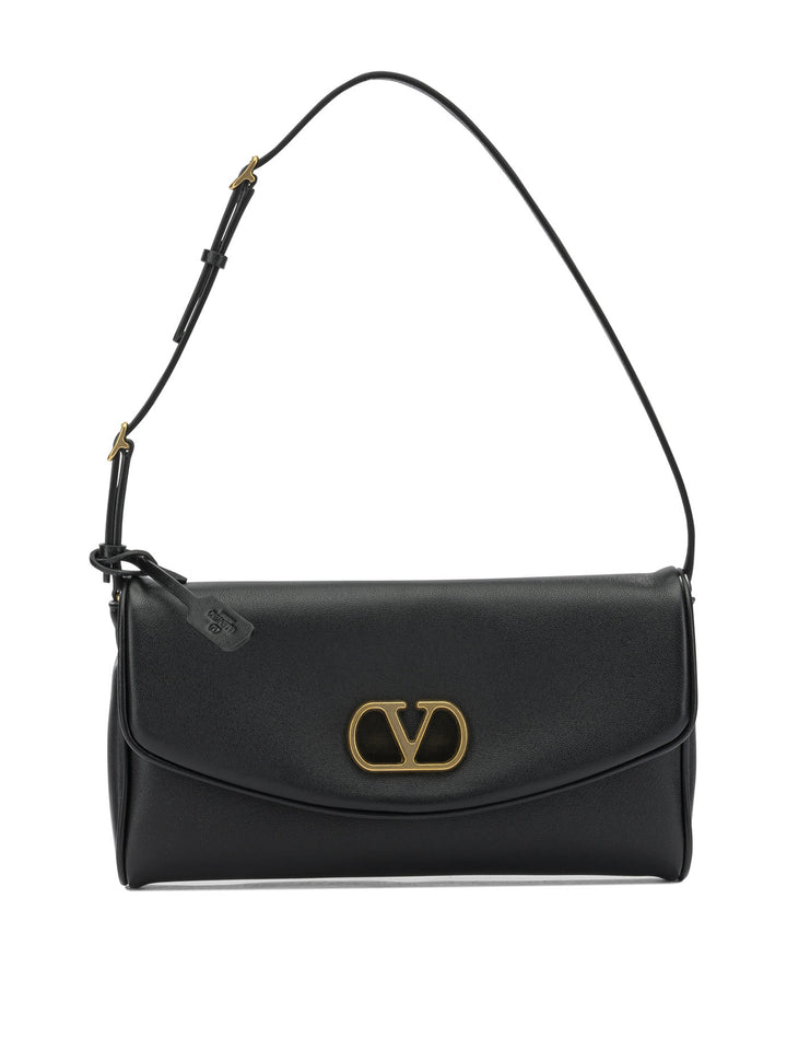 Valentino Garavani Devain Shoulder Bags - Black | 9f628f05e54ce847b808a475acc914c250ad18bc