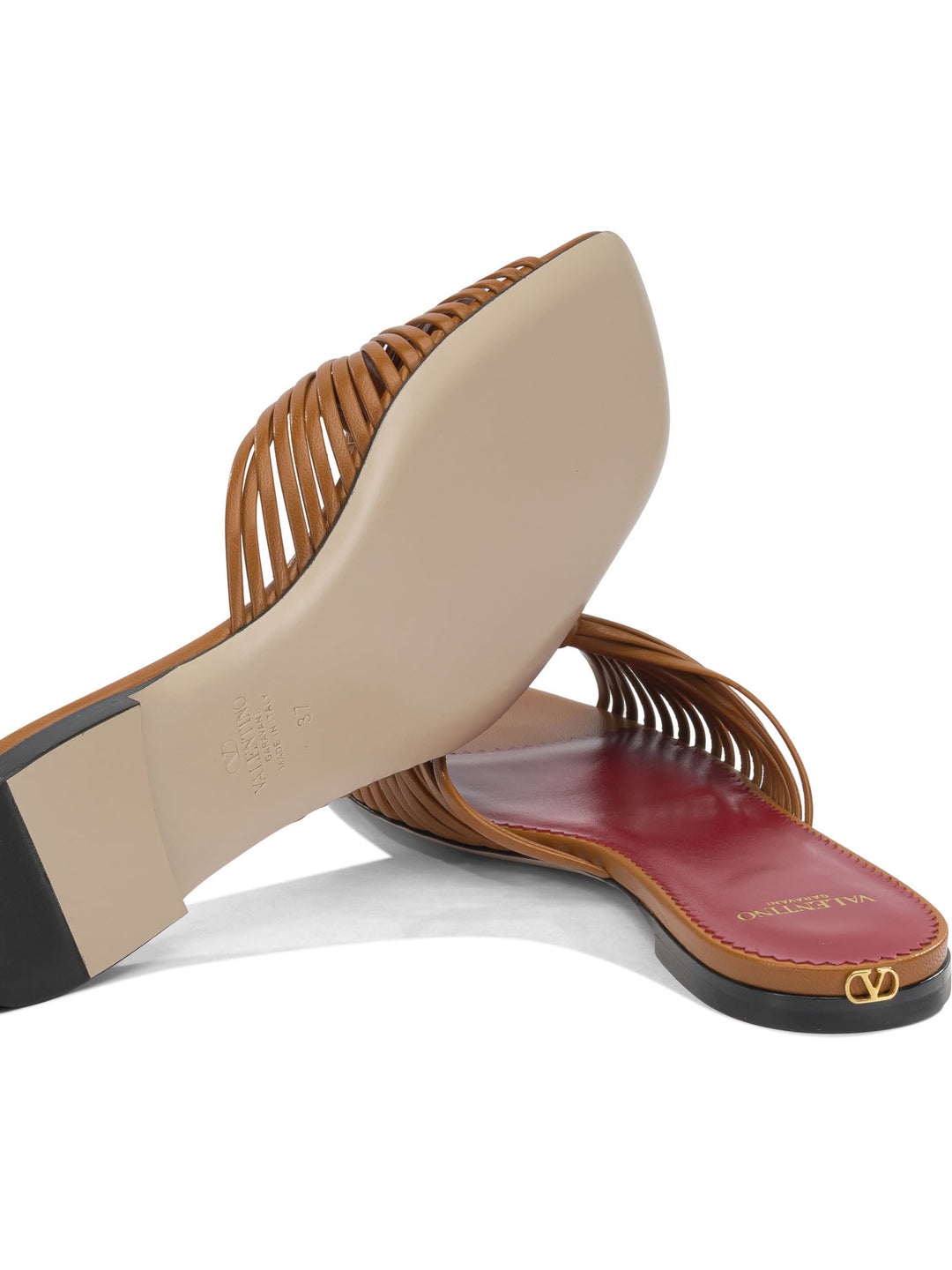 Valentino Garavani Annet Sandals - Brown | fe873cdf58b9e9ab3ea9b738aae55626e5b1f138
