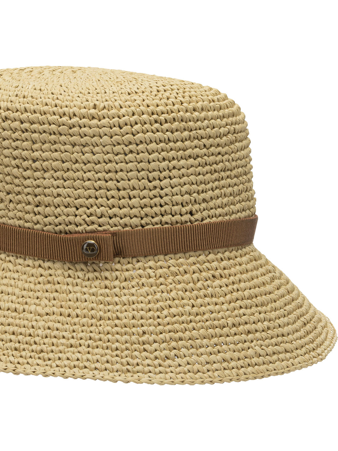 Valentino Garavani Signature V-Logo Bucket Hat Hats - Beige | b36f3f399e86e553566c066792f06406b60c1fa9