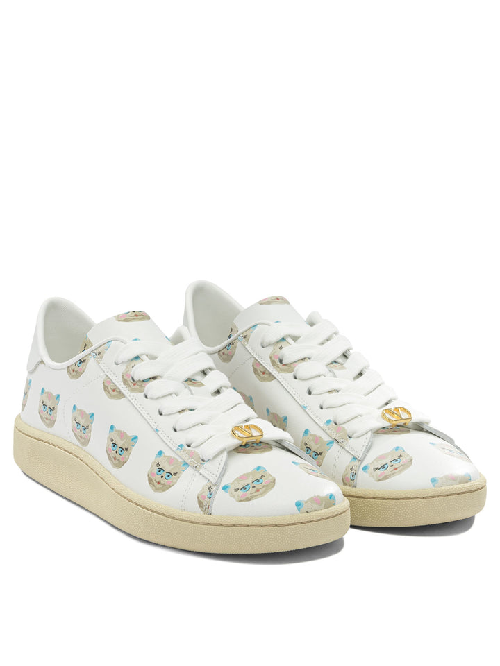 Valentino Garavani Le Chat De La Maison Sneakers & Slip-On - White | 3a53b0174a5cb1177e90c879699d83fb47f5fe6a