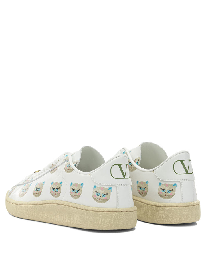 Valentino Garavani Le Chat De La Maison Sneakers & Slip-On - White | aed39acce4d3b83c32b08f93a71455cc33855c57