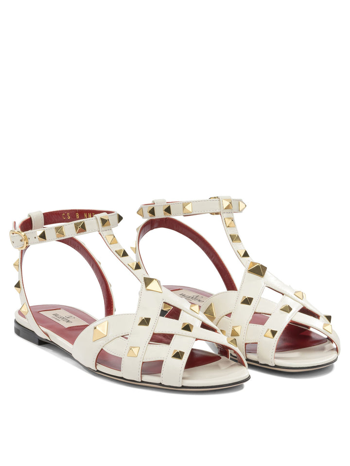 Valentino Garavani Studdy Sandals - White | 3e79fff0cd6a9063968763eadaa649ed3884987a