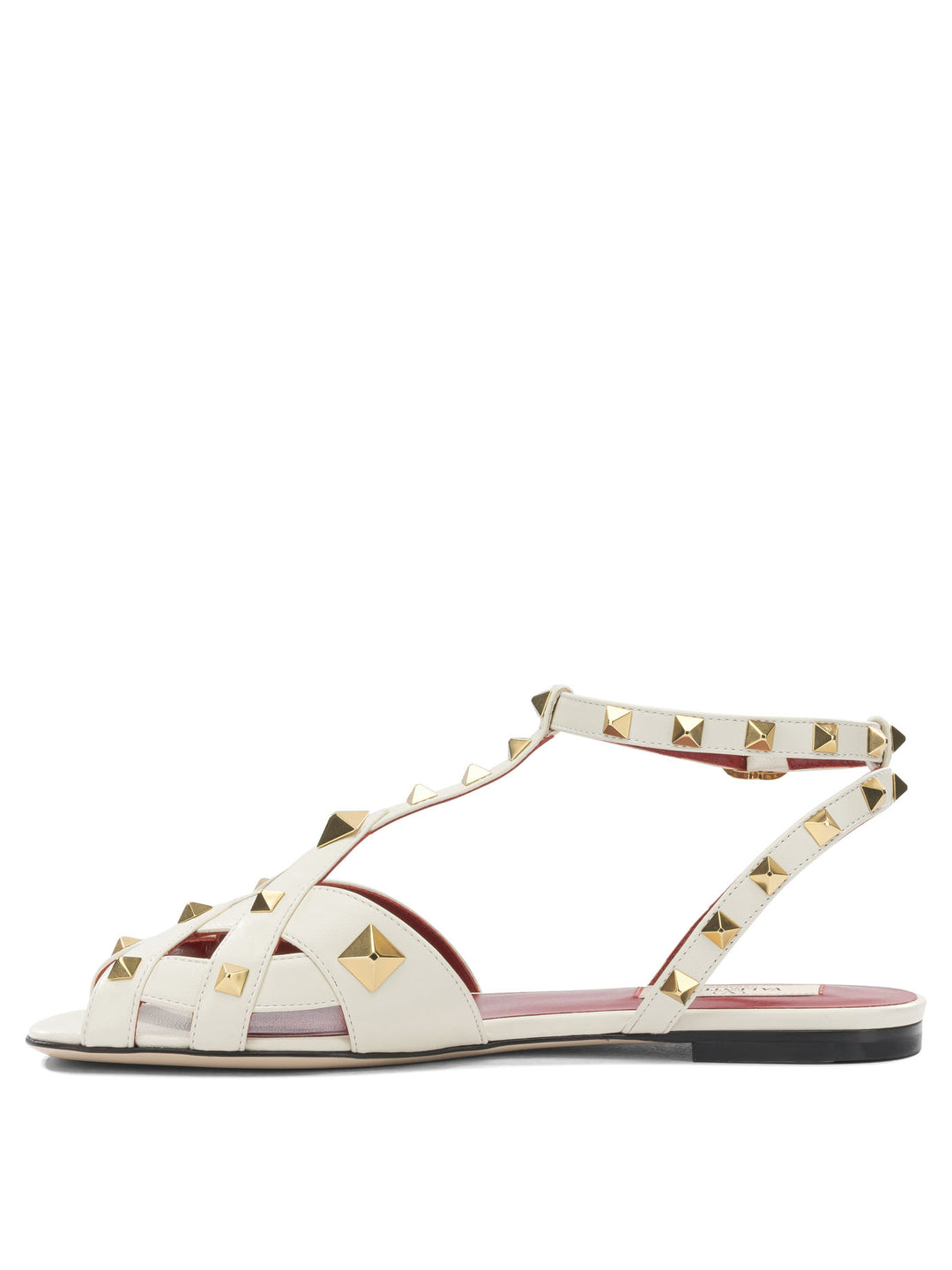 Valentino Garavani Studdy Sandals - White | d3b5319f3bcc81f2fa5b058cb29ffdf2b4d16206