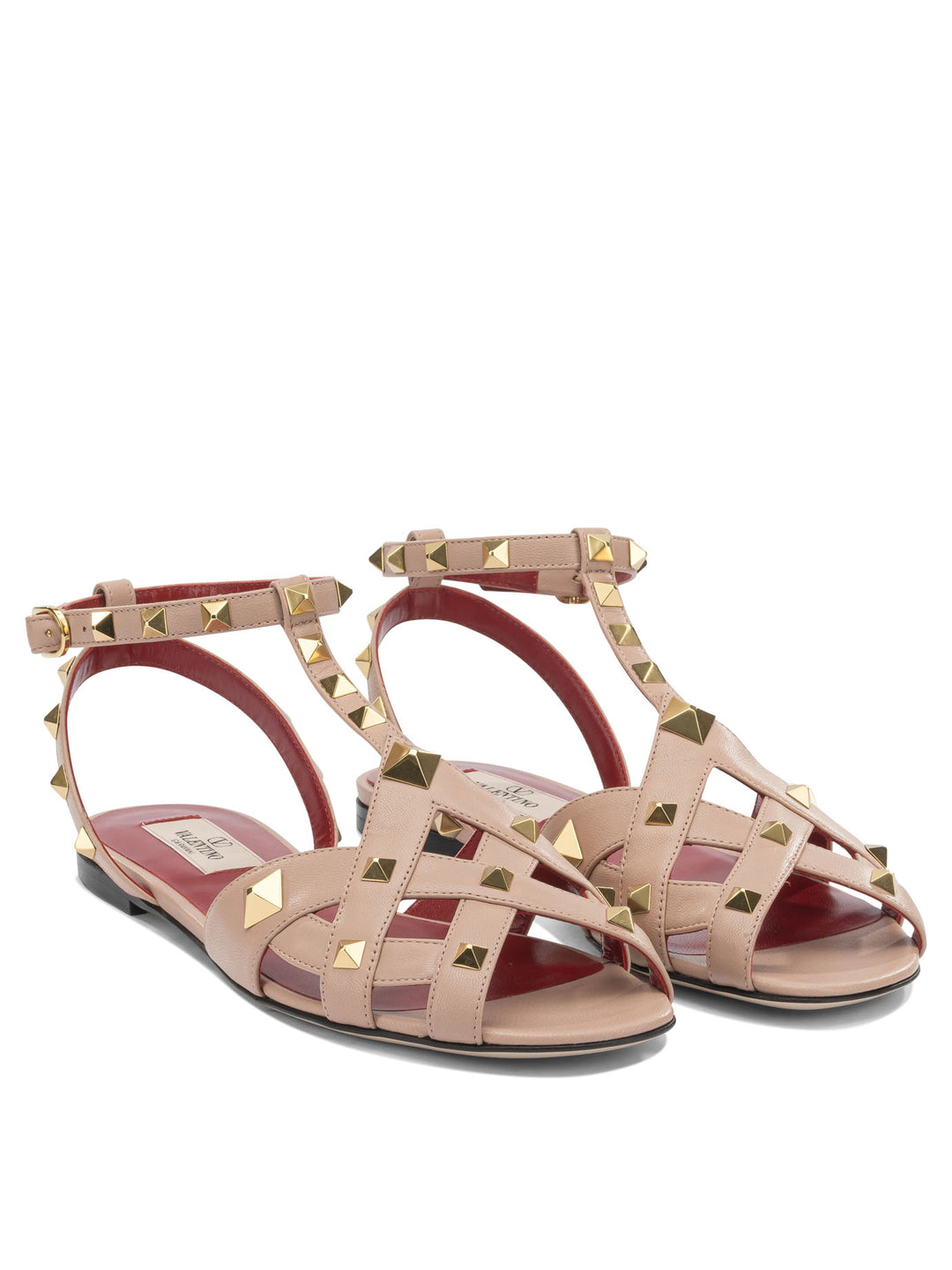 Valentino Garavani Studdy Sandals - Pink | a762e4d537a2a1321d27a751f012a377ca48bd5f