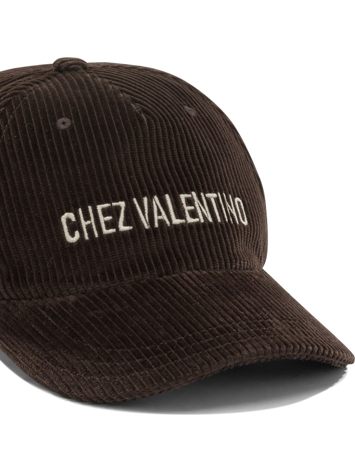 Valentino Garavani Chez Valentino Hats - Brown | a3a9640e782de1dab2cd0881706d6f708b36d245