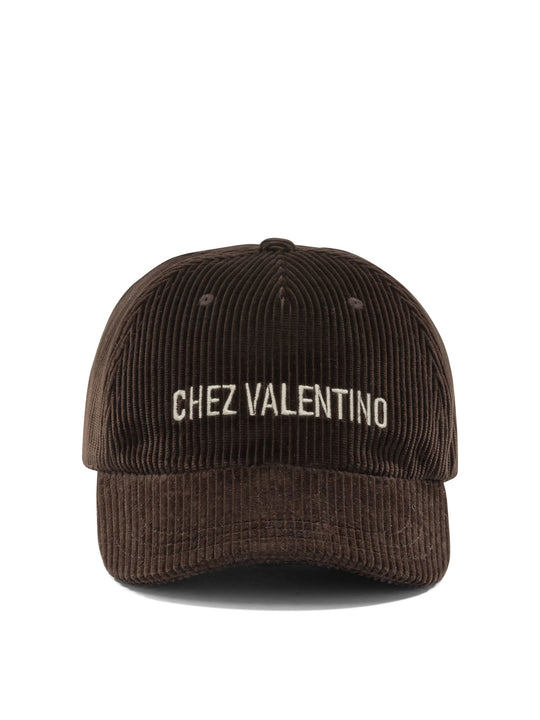 Chez Valentino Hats Brown