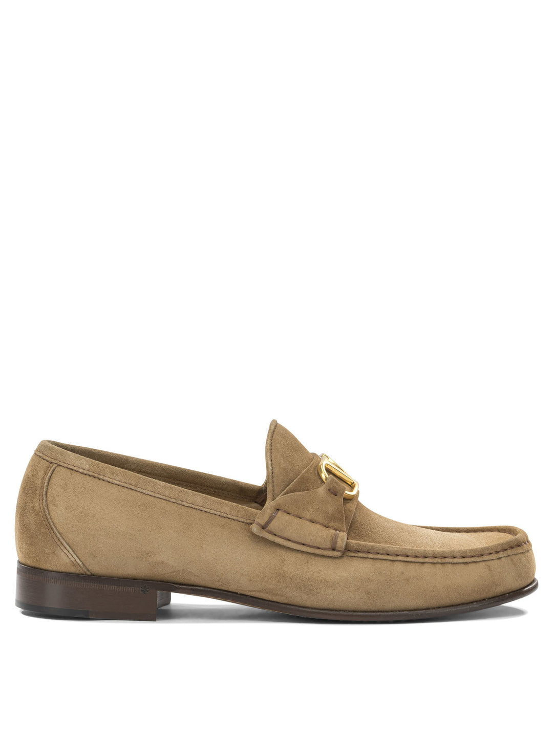 Valentino Garavani Suede Loafers Loafers & Slippers - Beige | 547d3007694ead9a96da66f352f0ff2f4a01e6d9