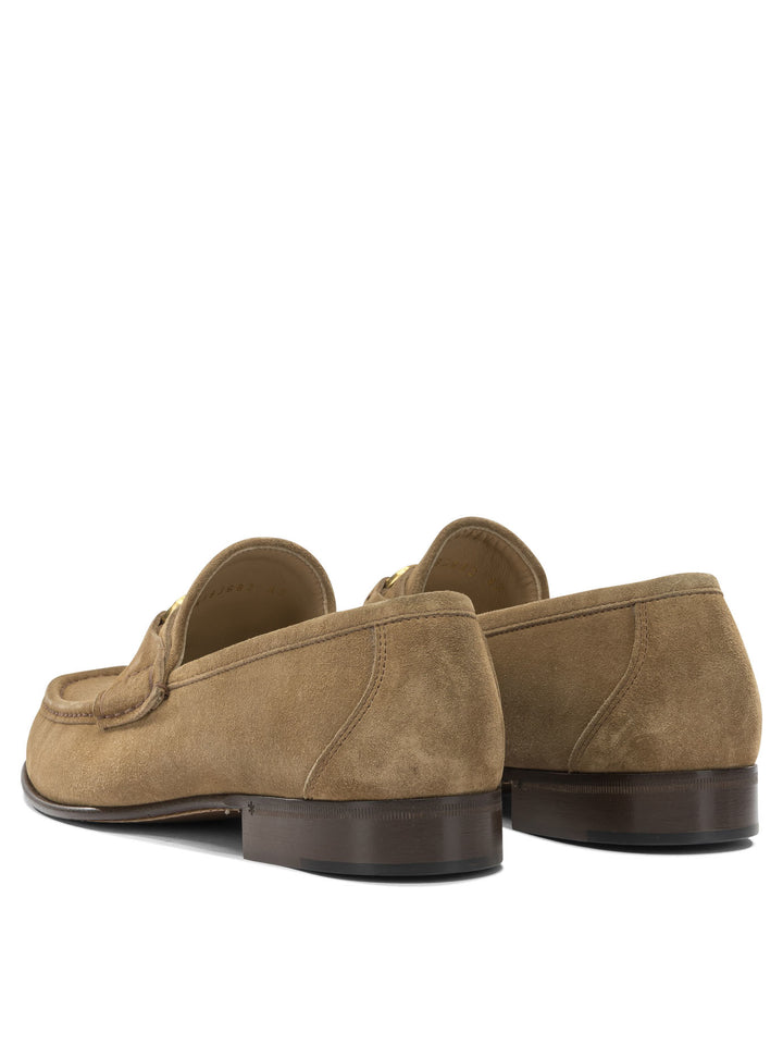 Valentino Garavani Suede Loafers Loafers & Slippers - Beige | 84f16652a04b356967965534893c515deeccccba