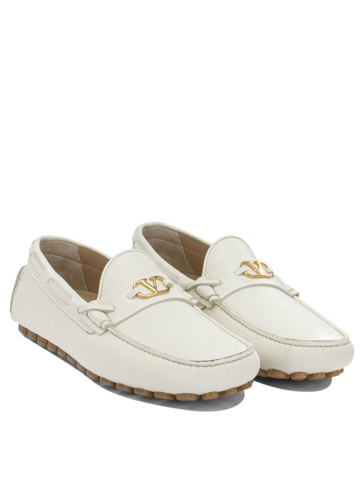 Valentino Garavani Driver Fastway Loafers & Slippers - White | e59fd8b2be62c92444c9ab3ee08d7e542c02fd2c