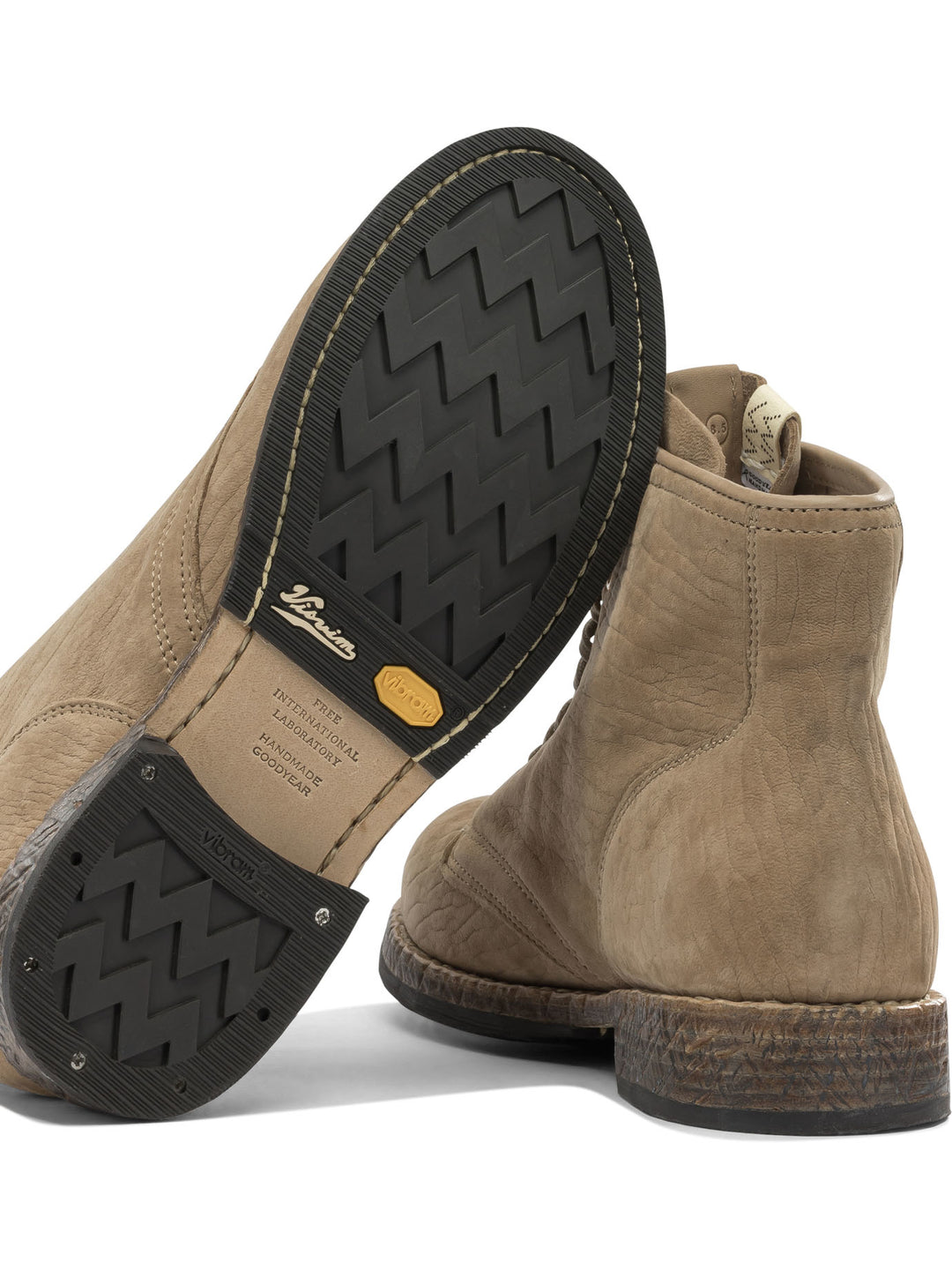 Visvim Brigadier Mid Folk Boots and Ankle Boots - Beige | fcb7d32f313ccd8e00a7c006cdd51c3a7402706d