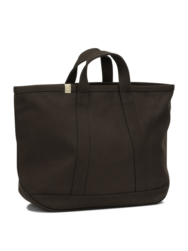 Visvim Canvas Rime Tote M Handbags - Brown | b0a603286111c3412646b1d504832ea1aa6153fd
