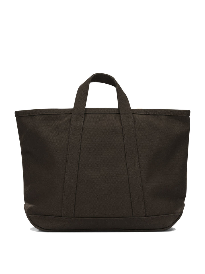 Visvim Canvas Rime Tote M Handbags - Brown | e309b71b7e7acb28df155f471a5443e233742537