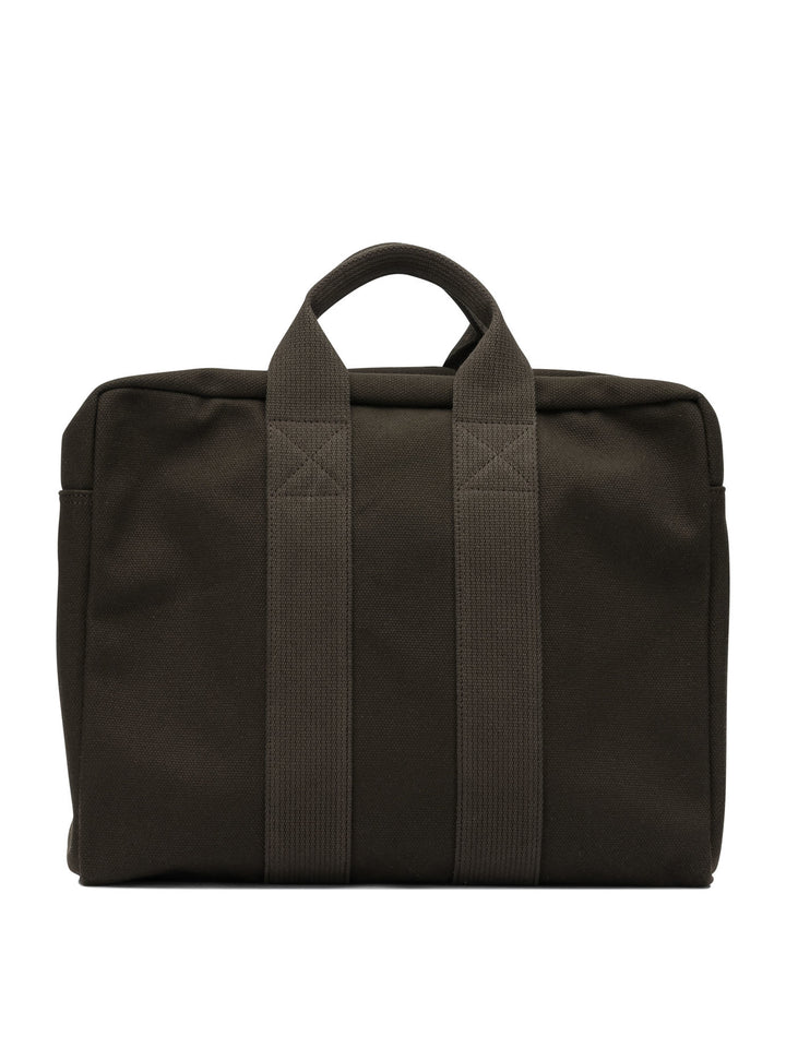 Visvim Canvas Plura Handbags - Brown | 9792a584f0d5c1c8f7440c049e3c68806f9ce2d7