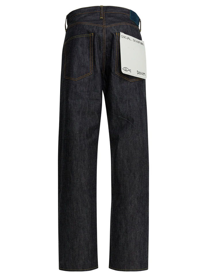 Visvim Social Sculpture 01 Wide Raw Jeans - Blue | 1db1bbb81b6e5dce9a57e5182bcc4d97fb8d31e4