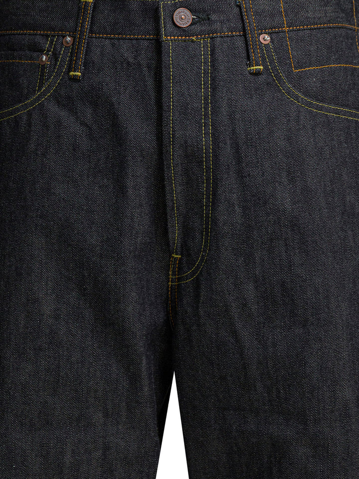 Visvim Social Sculpture 01 Wide Raw Jeans - Blue | 4d4b5c825cd4d8e4e0dd66fbbf1d61ac7bbe836f
