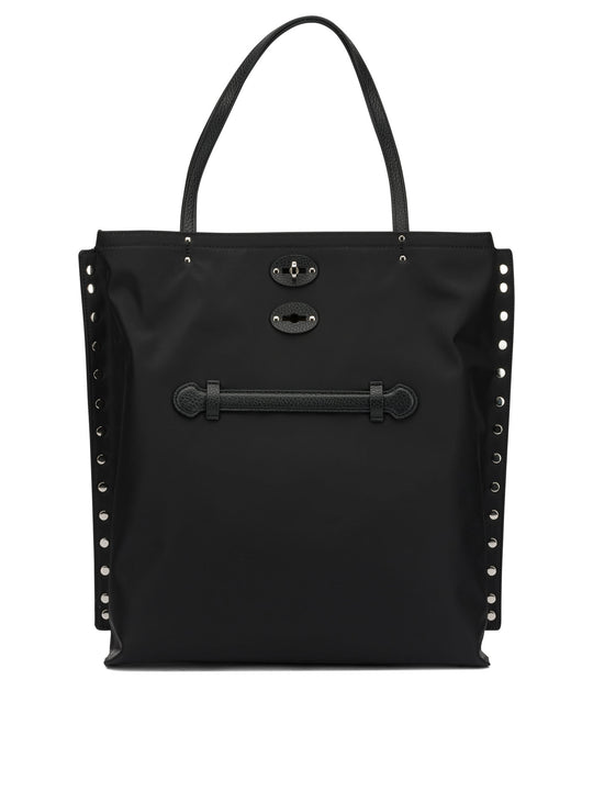 A Shoulder Bags Black