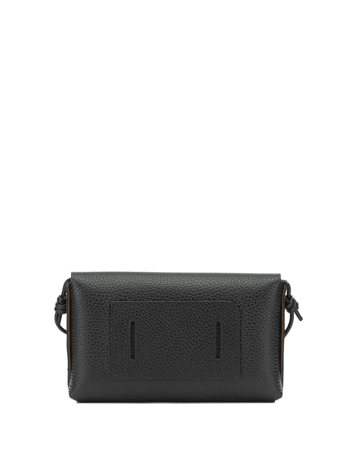 Zanellato Letter® Crossbody Bags - Black | 49408d950c81ab98b8c8da4e6673157f99829b2e