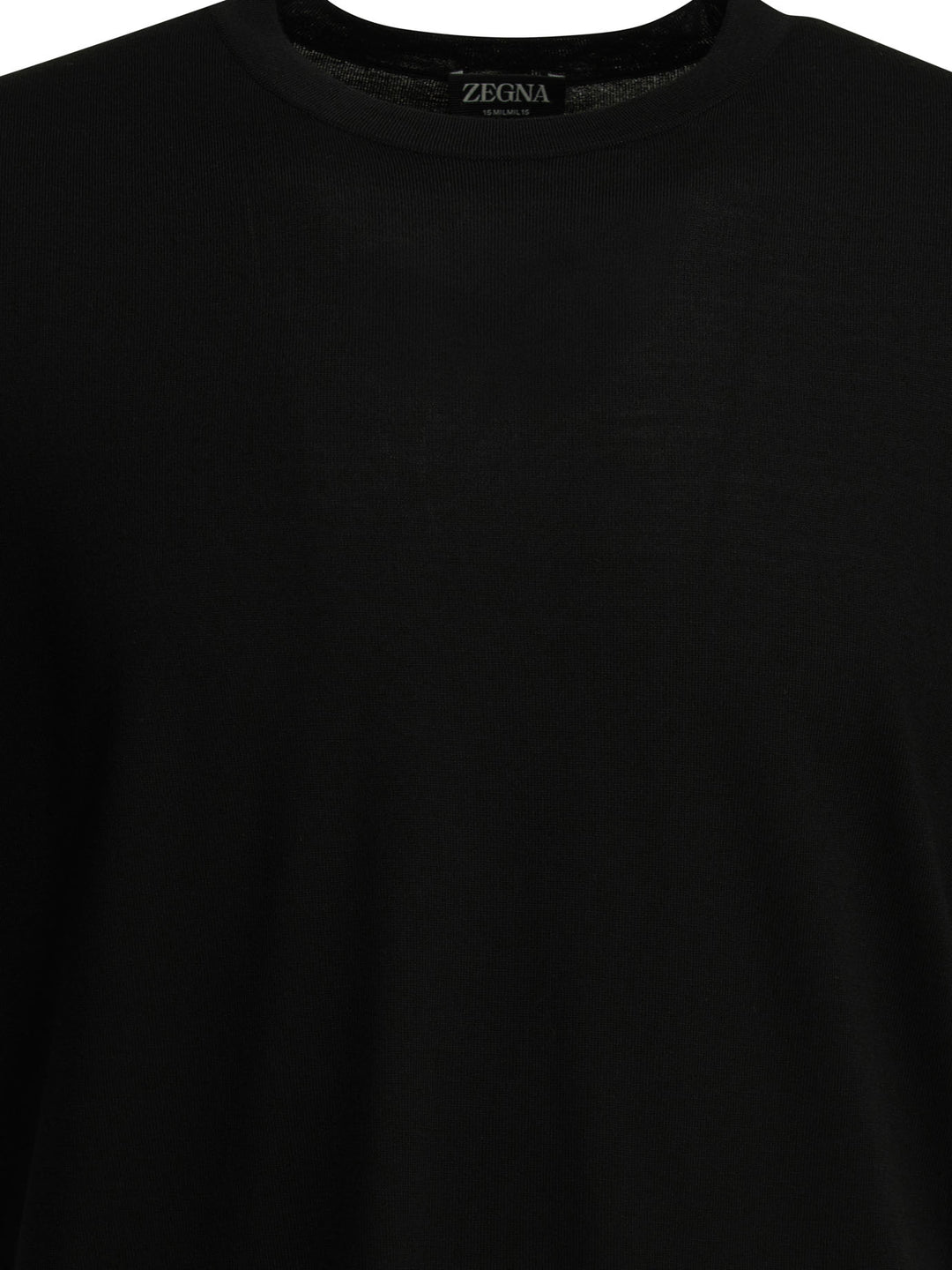 Zegna Crew-Neck T-Shirt Polo shirts - Black | 14eee65d0c81e7fdadd0b1ad5b8ff10ab67effeb