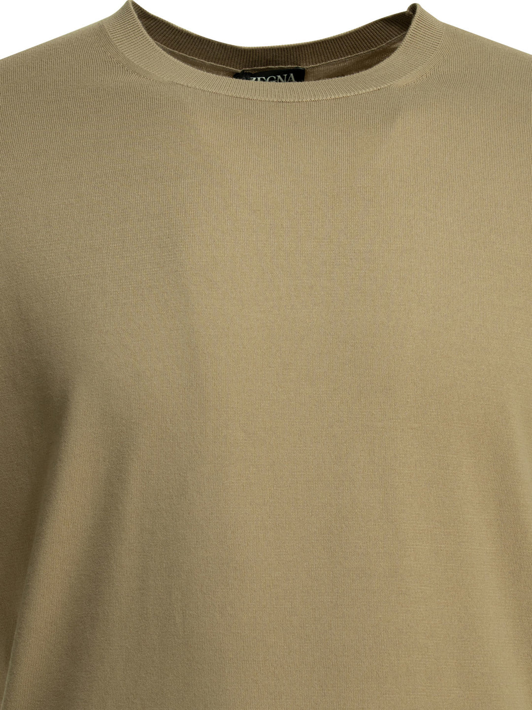 Zegna Crew-Neck T-Shirt T-shirts - Beige | ac60fd198720711dd01e85d64c4b7ef710b14316