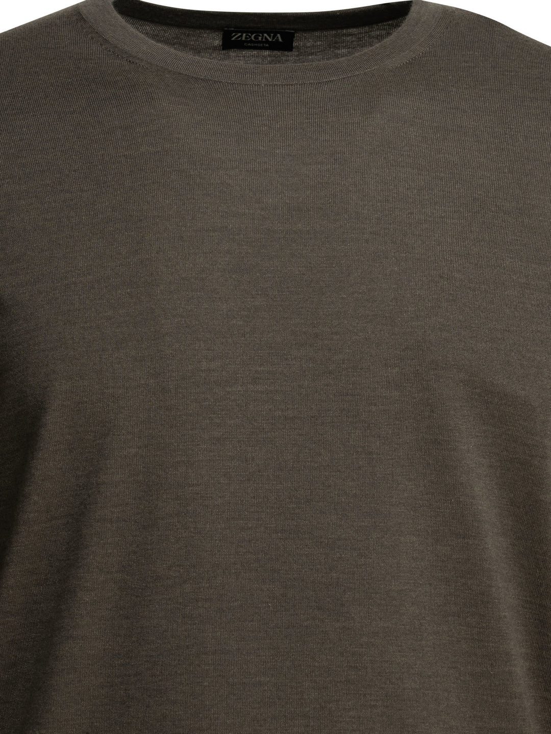 Zegna Cashmere And Silk Crewneck Sweater Knitwear - Grey | 7f50bd9a57723615f4dd4e0c1b74f90d4c382971