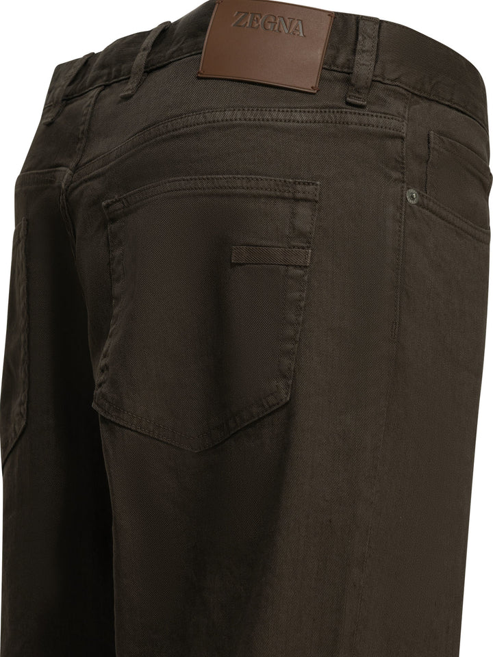 Zegna Roccia Jeans - Brown | 02f8ebf7bac144c0f02c6a0d7aba76589612fc57