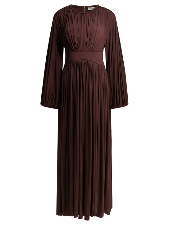Luna Billow Dresses Bordeaux