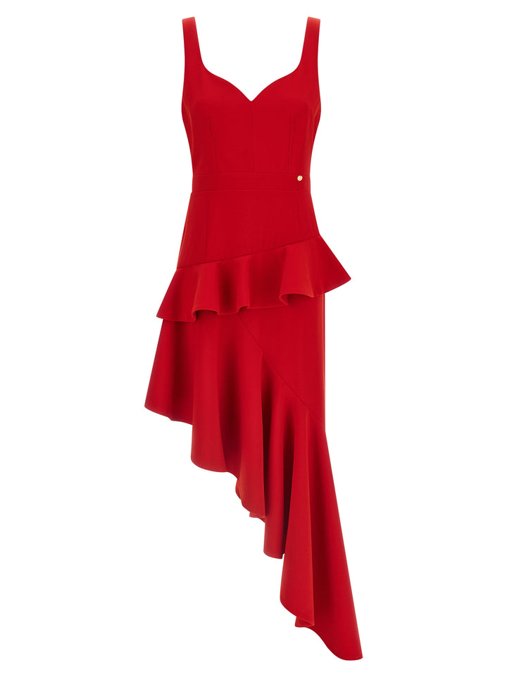 Catalina Asymmetrical Dress Dresses - Red | 619eccbb90f1d92234d527495ea51d314b6f6b05