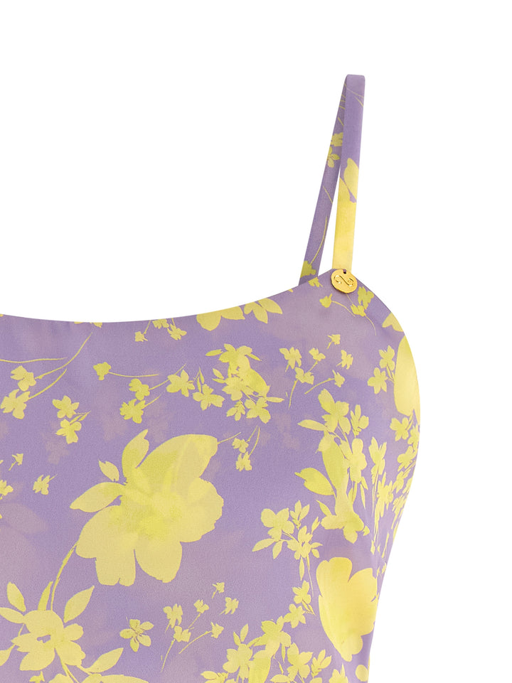 Catalina Floral Crop Top Tops - Purple | c31391251f2e3628004acec3fe3ceea8e85eebe9
