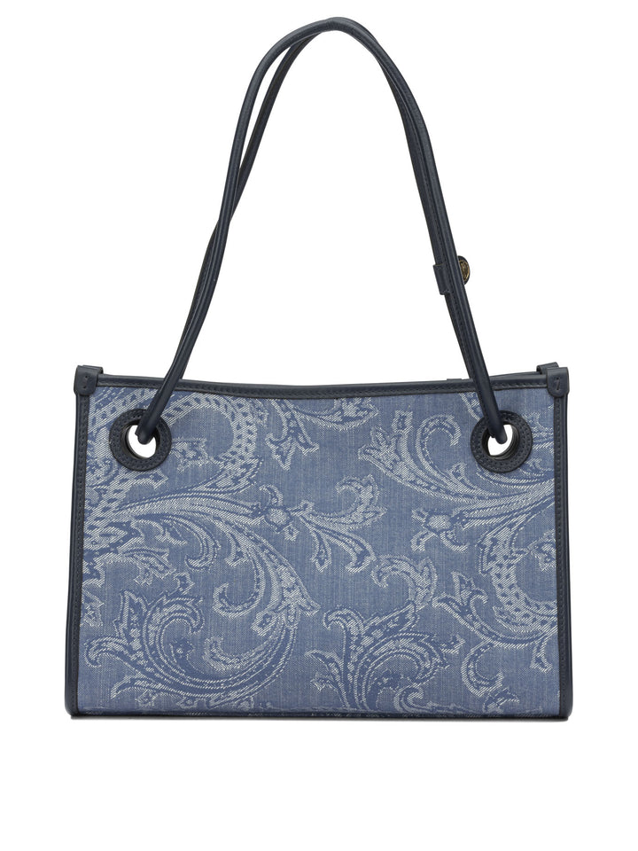 Etro Shopping Eyes Shoulder Bags - Blue | 0a0e6e54d268324f7182bfdaf1753c6b4b912b23