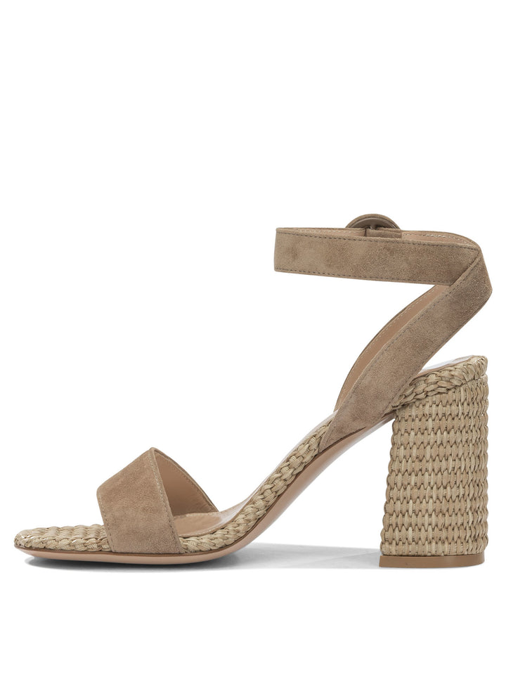 Gianvito Rossi Luana 85mm Sandals - Beige | a8d4b9f7f4e363250c9391cc3da46c7010a1927d