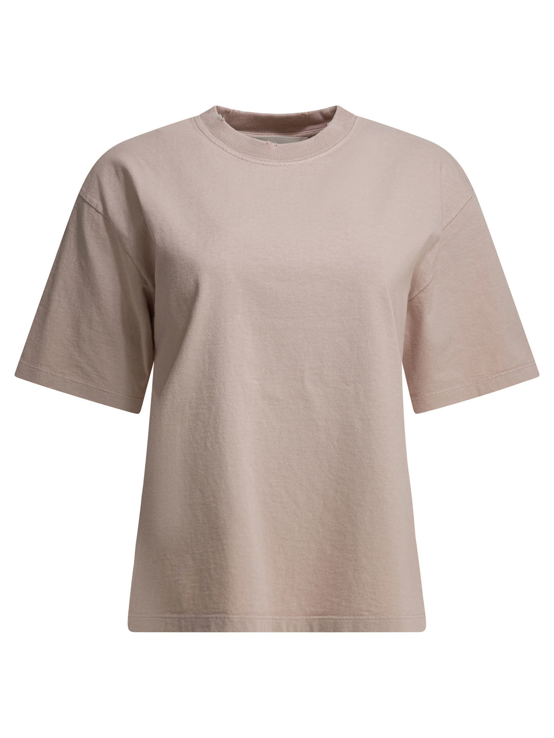 Golden Goose Crew Neck T-Shirt With Reverse Logo T-shirts - Pink | 402c7f8ebaf3c62be1c37490b9f073faee9d2842