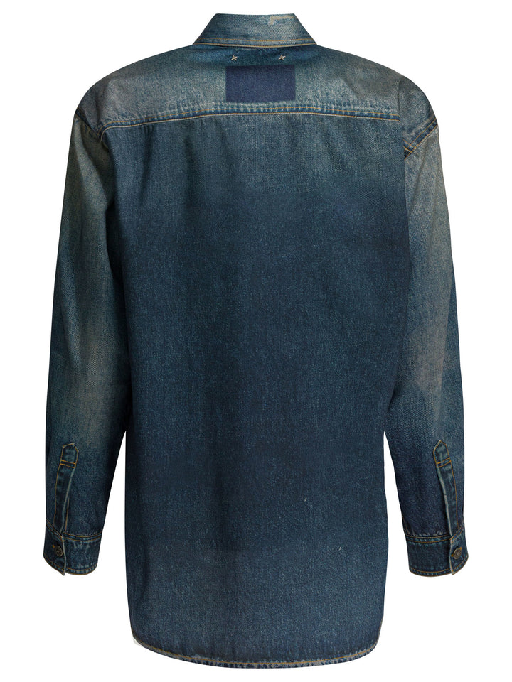 Golden Goose Patty Shirts - Blue | b0f8739101d1eb45139120e6fa6a8f0cb8200107
