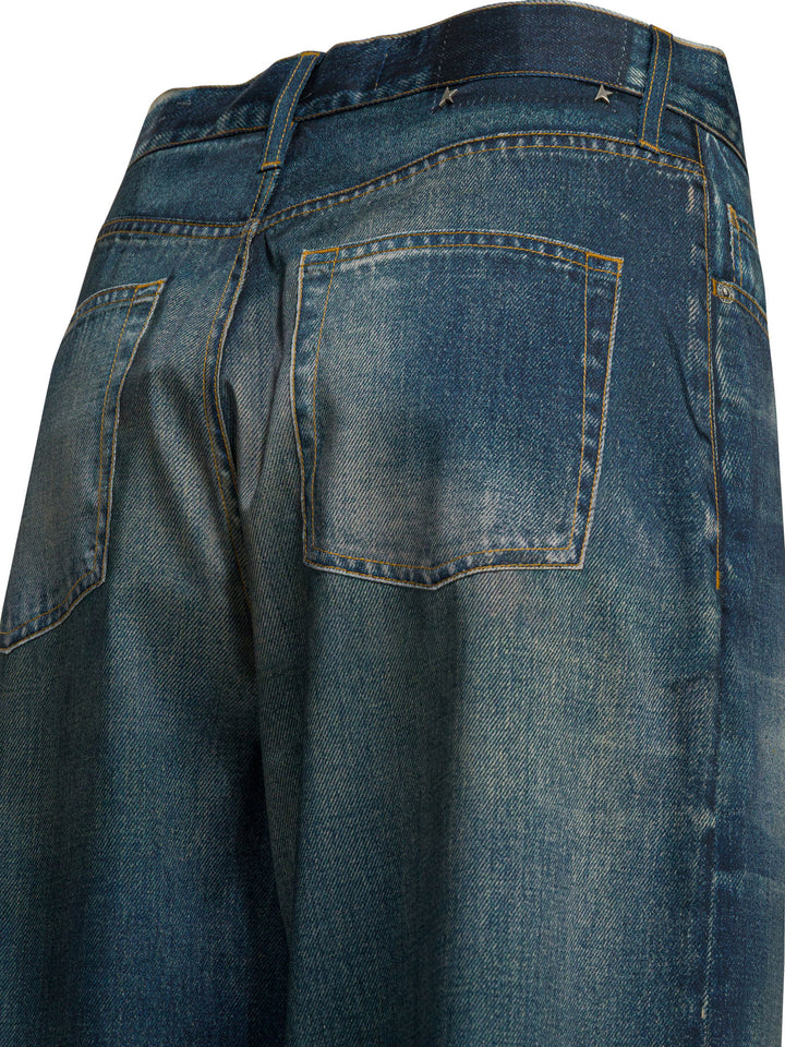 Golden Goose Melody Boyfriend Jeans - Blue | 7ce04b07b1a345223d8f68971c1455547e2c0484