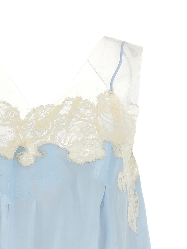 Maison Margiela Taped Dresses - Light Blue | 70b63342420c12c50760c02c7db8241f85b2c5d2