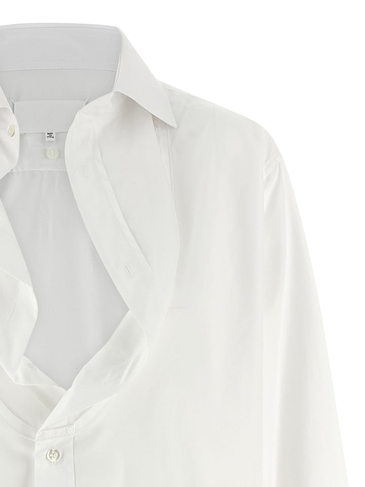 Maison Margiela Poplin Shirt Shirt and Blouse - White | 56d04460a896bc4e205ce19a33406da4fe7aec00