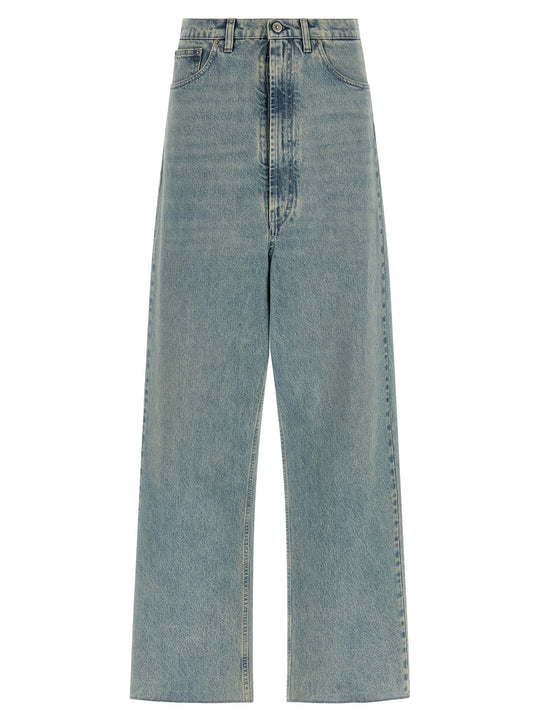 Low Crotch Jeans Light Blue