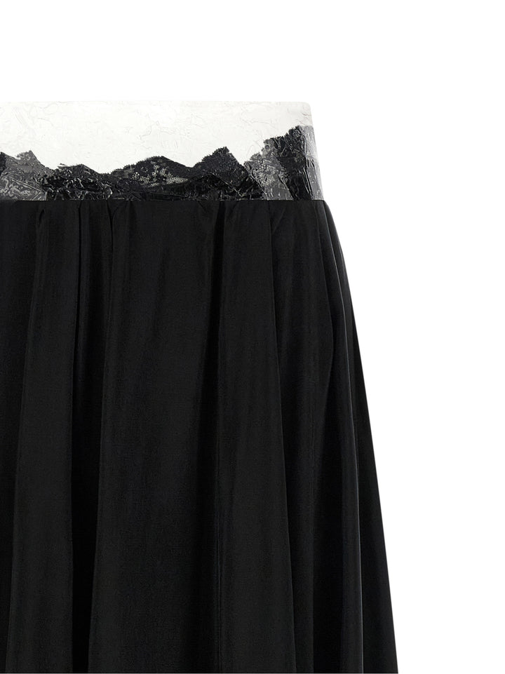 Maison Margiela Taped Skirts - Black | 8f882be112f2058010dd43abbe693a186ec6ff07