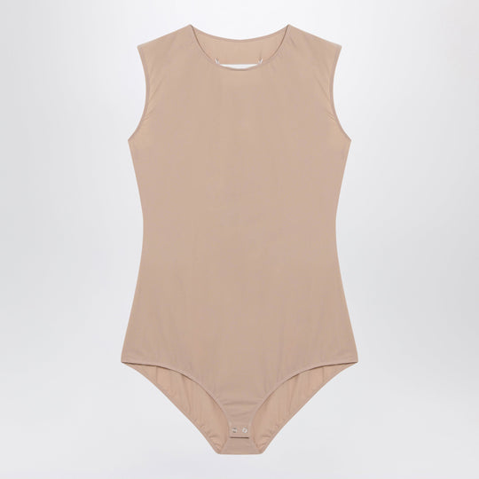 Nude Bodysuit In Stretch Technical Jersey
