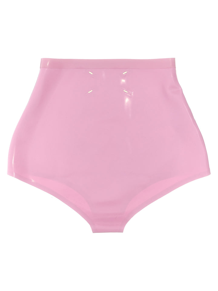 Maison Margiela Latex High Waist Briefs INTIMO - Pink | 8adf2a5f75b1cace19a947a7d5a5ec0de16e20a0
