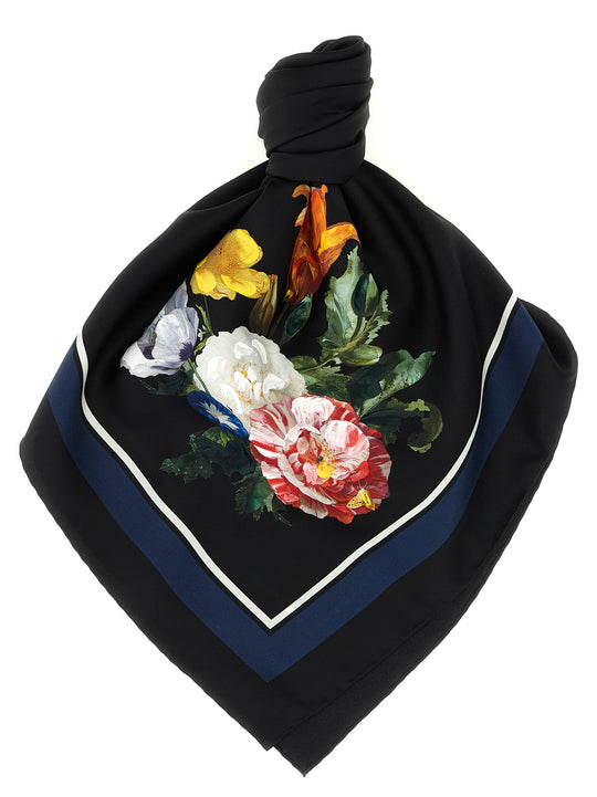 Four Stitches Scarves And Foulards Black