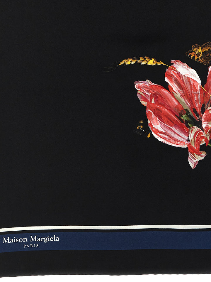 Maison Margiela Four Stitches Scarves and Foulards - Black | 49edfbea98c257d54dc827290bcc66f29f4cc222