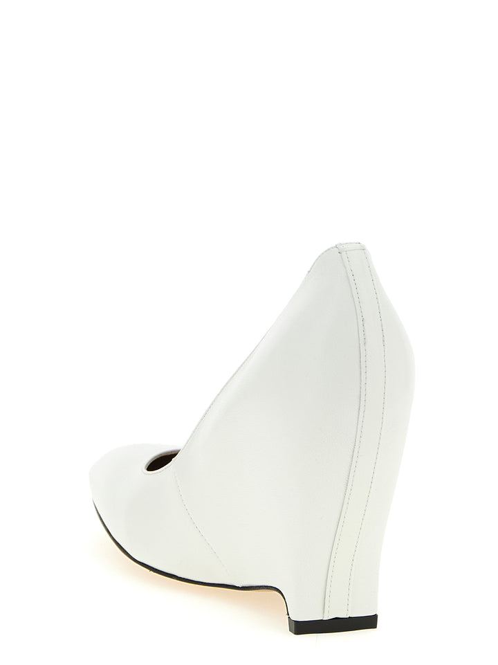 Maison Margiela Heel-Less Pumps - White | 7b8ae4de02f79e59997abebcf9457c04cd3193a8