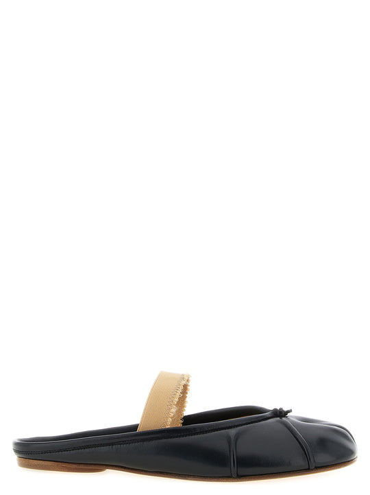 Tabi Flat Shoes Black